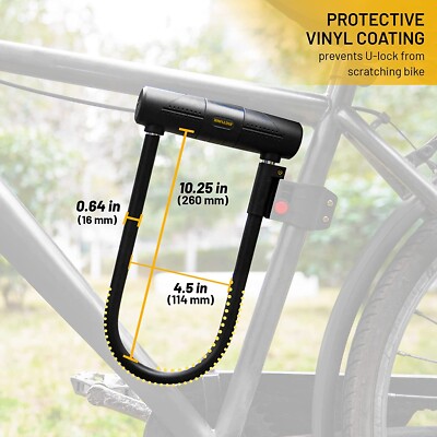 eMjollRay Electric Scooter Lock,Heavy Duty E-Scooter U Lock eMjollRay Electric Scooter Lock,Heavy Duty E-Scooter U Lock