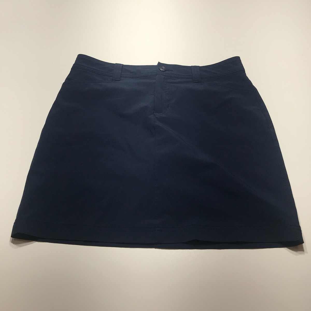 Eddie Bauer Skort Womens Size Navy Blue Built-In-Short Skirt
