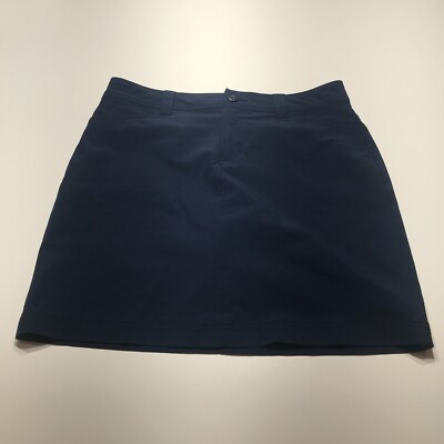Eddie Bauer Skort Womens Size 4 Navy Blue Built-In-Short Skirt Active Stretch