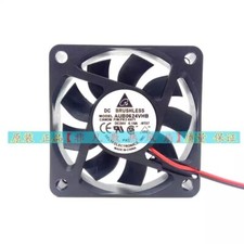 Delta AUB0624VHB 6015 DC24V 0.15A 6CM 3-Wire Cooling Fan