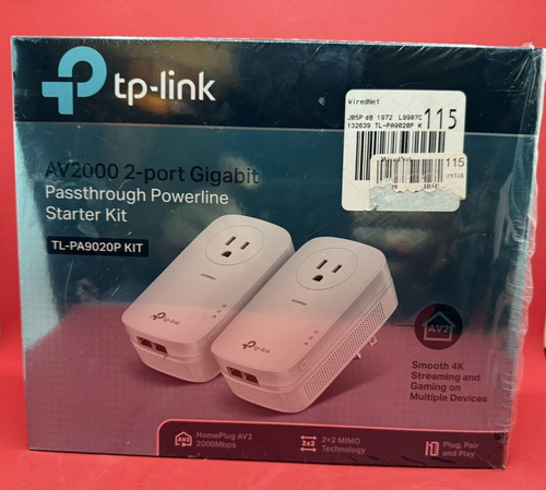 TP-Link TL-WPA9610 KIT Kit Gigabit Powerline AV2000 WiFi Ac, 2000Mbps De Velocidad Entre Powerlines  L%c3%adnea Tierra L%c3%adnea P 16033