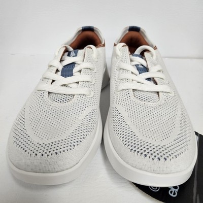 allbirds White Knit Running Sneakers Allbirds Tree Runner Go TRG Knit White Brown Running Walking  main image 3
