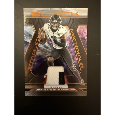 2025 Panini Black FOTL Brian Thomas Jr. Starlight Patch 7/50 JERSEY # MATCH🔥