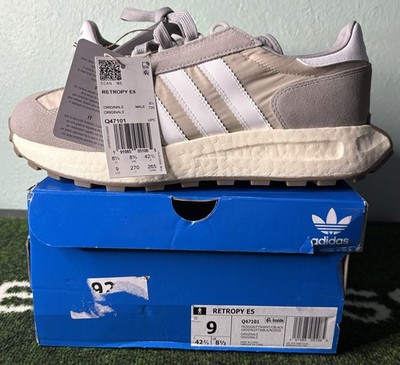 US Men s 9/Women s 10 - Adidas Retropy E5  Solid Grey  Q47101