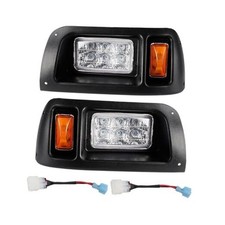 Club Car DS LED Headlight Kit with Adapter Wire, DS LED Headlight Suitable