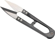 Sewing Scissors Yarn Thread Cutter 4.1inch Mini Small Snips Trimming Black