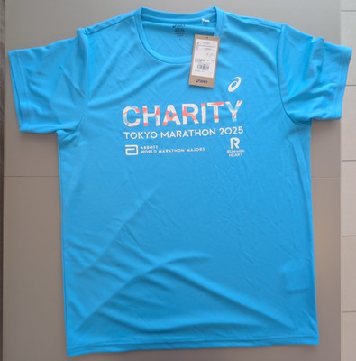 Tokyo Marathon 2025 Charity-Shirt - Jap. Größe L - EU Größe M - NEU mit Etikett