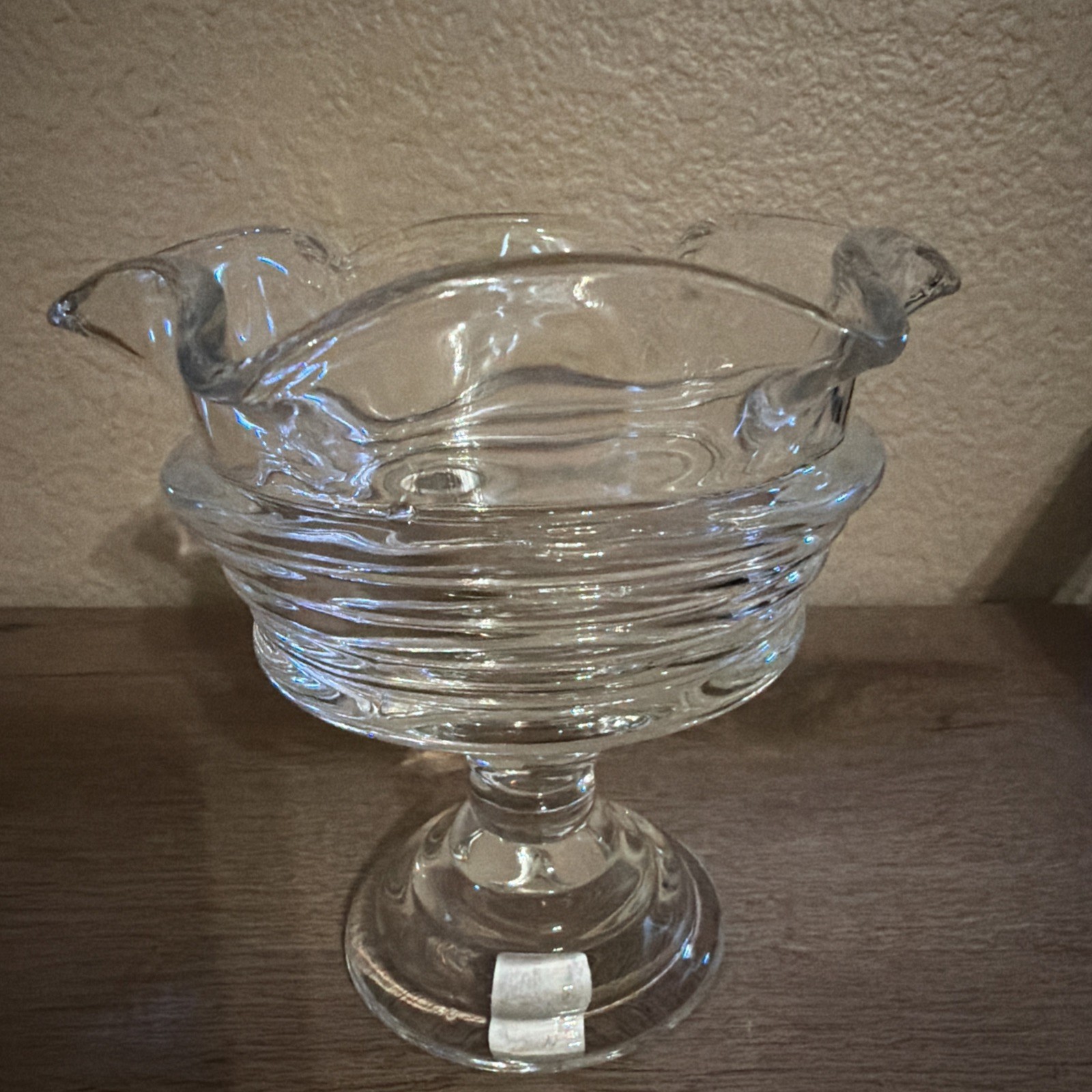 By Partylite Pedestal Base 5" Tall Scalloped