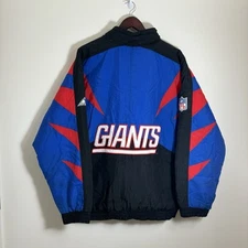 Vintage New York Giants Puffer Jacket NFL Pro Line Apex One Mens XL Sharktooth