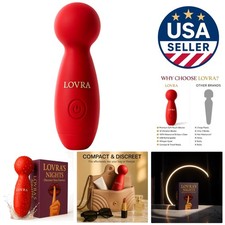 Compact Silicone Mini Wand Massager - Whisper-Quiet, Ergonomic Travel-Friendly