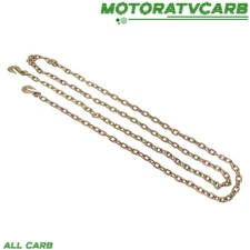 ALL-CARB Transport Binder Chain 3/8Inch x 20 Foot with Clevis Grab Hooks 7100LBS