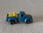 VINTAGE 1973 HOT WHEELS BLUE HI-TAIL HAULER PICKUP TRUCK WITH TWO MOTORCYCLES
