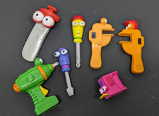 Handy Manny 7 Small Tools Replacement Disney Saw Drill Wrench Tape Screwdrivers