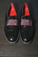 Allen Edmonds Ritz Mens Size 10.5 B Black Patent Leather Tuxedo Formal  Shoes