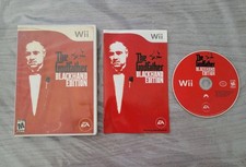 The Godfather Blackhand Edition Wii ( Nintendo Wii ) With Manual. TESTED LOOK!!