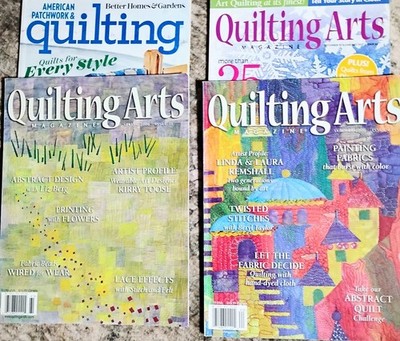 Lot Of 3 Quilting Arts Magazine's 1 BH&G American Patchwork & Quilting