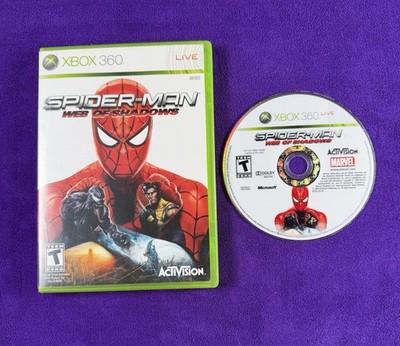 Spider-Man: Web of Shadows (Microsoft Xbox 360, 2008) No Manual & Tested