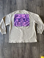 Pleasures Long Sleeve Beige T-shirt Men’s sz XL