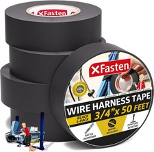 Xfasten Wire Harness Tape, 3/4-Inch by 50-Foot 5-Pack , High Temp Wiring Loom H