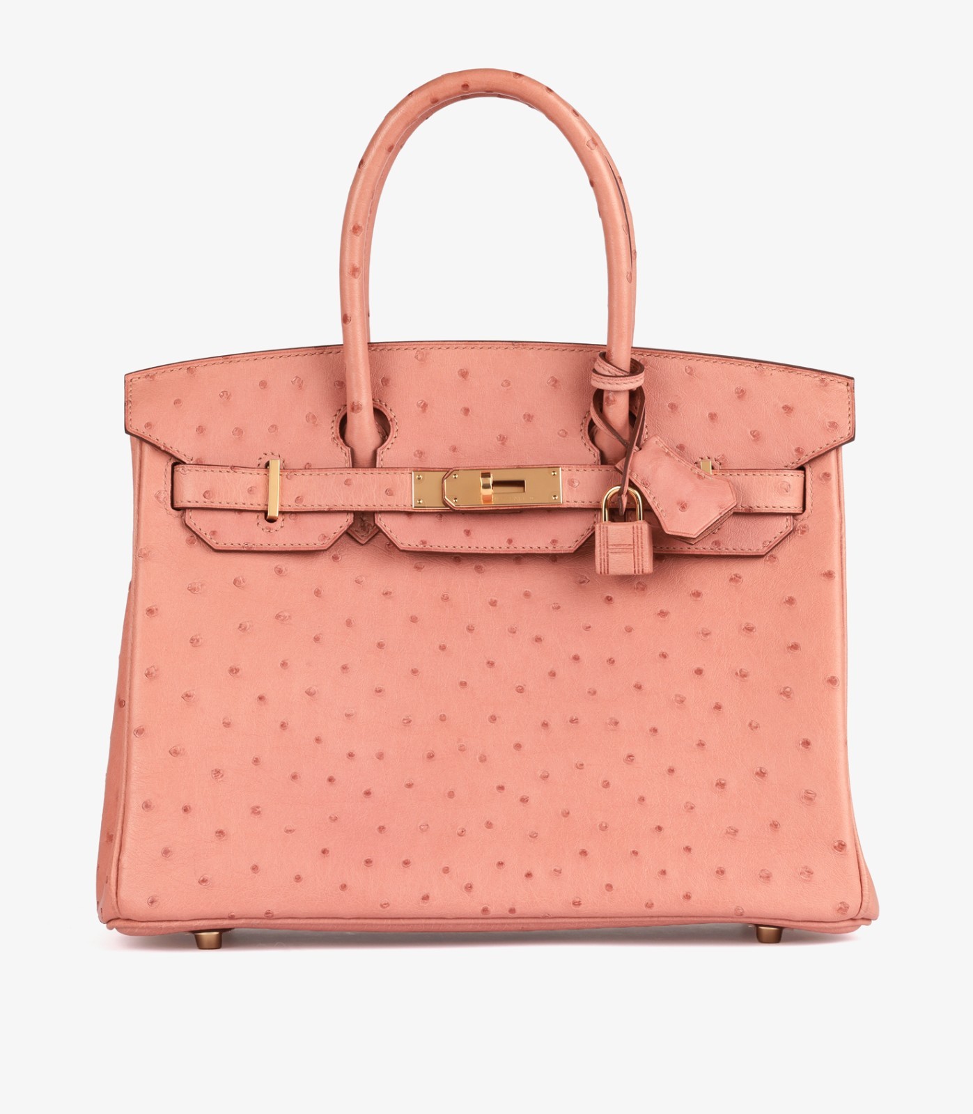 Hermès Terre Cuite Ostrich Leather Birkin 30cm