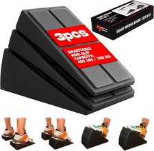 Squat Wedge Block - Calf Stretcher for Stretching, Weightlifting, Agility and He