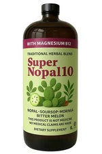 1,000ml Super Nopal 10 Herbal Blend Nopal, Soursop Guanabana Moringa,Melon Tonic