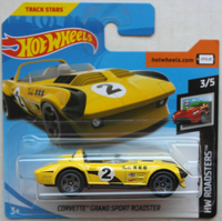 Hot Wheels Chevy Corvette Grand Sport Roadster Gelb Neu/Ovp Oldtimer Hw Mattel