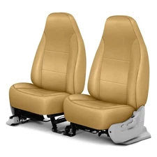 For Dodge Durango 03 Saddleman Leatherette 1st Row Tan Custom Seat Covers