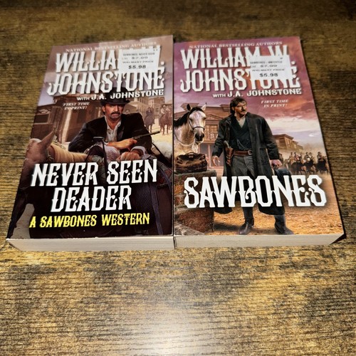 William W Johnstone complete set both (2) paperback books from Sawbones Series - Picture 1 of 2