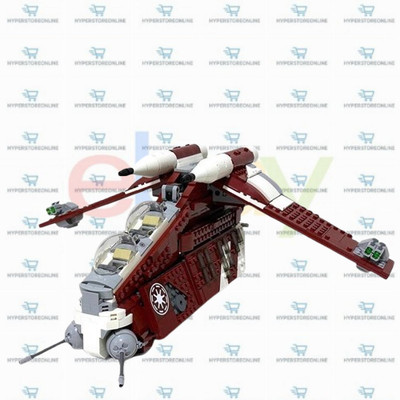 MOC 1083 STÜCK Rotes Panzerschiff Bausteine