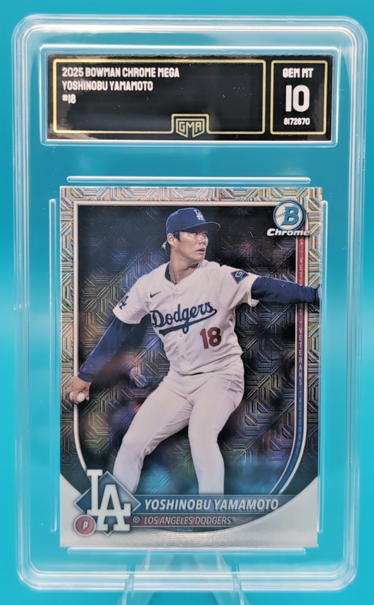 2025 Bowman - Yoshinobu Yamamoto #18 Chrome Mojo Refractor for