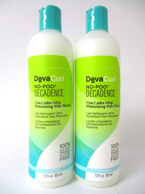 DEVACURL NO POO DECADENCE CLEANSER 12 OZ (2 bottles)