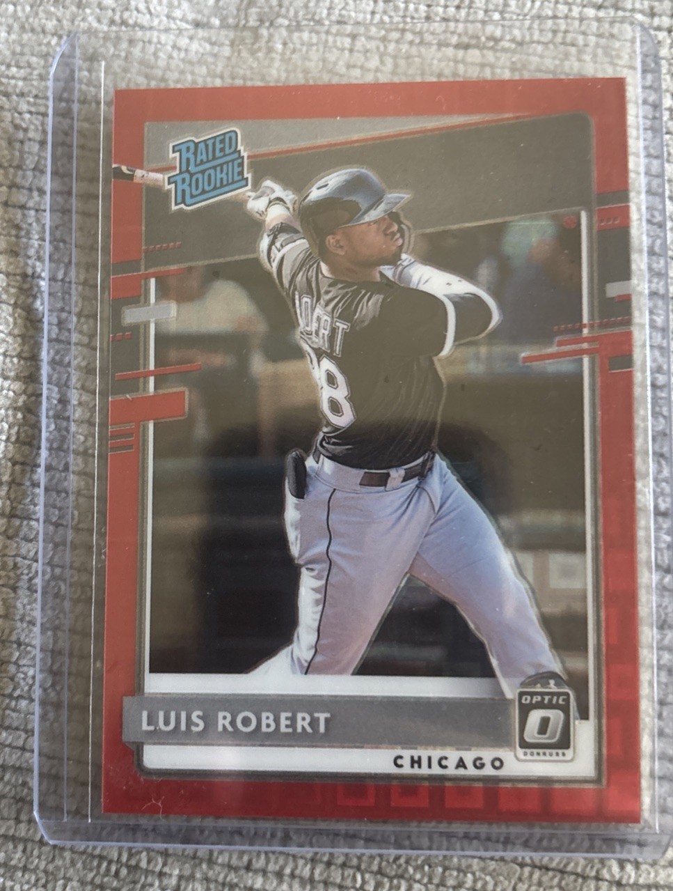 2020 Donruss Optic LUIS ROBERT FOTL Rated Rookie PANDORA RED PRIZM /79 RC