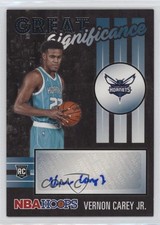 2020-21 Panini NBA Hoops Great SIGnificance Vernon Carey Jr #GS-VCJ Auto 0i5i