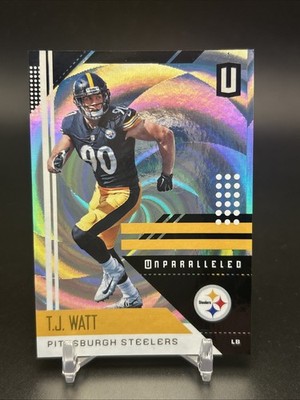 2018 Panini Unparalleled T.J. Watt #168 Whirl /100