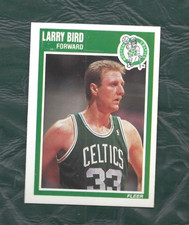 1989 Fleer basketball card #8 Larry Bird Boston Celtics NM