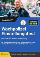 Tom Wenk | Wachpolizei Einstellungstest: Das Buch Inkl. App Zur Vorbereitung...