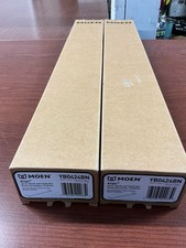 Lot Of 2 NEW Moen YB0424BN Align 24" Towel Bar Brushed Nickel B67