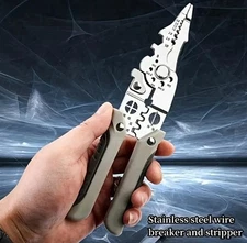 Upgrade Multifunctional Wire Stripper Crimper Cable Cutter Pliers Crimping Tool