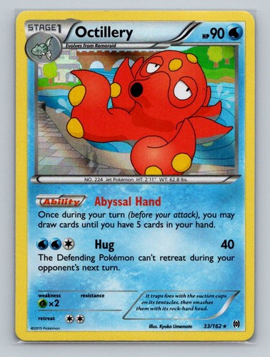 Pokemon XY - BREAKthrough #33/162 Octillery Holo Rare