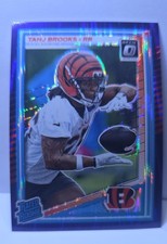 2025 Panini Donruss Optic - Rated Rookie Tahj Brooks #268 Purple Shock Prizm...