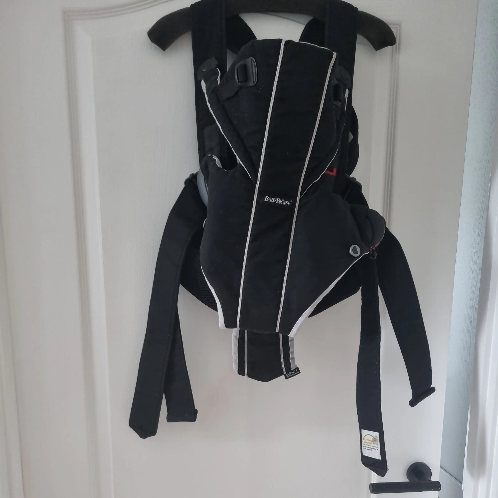 BabyBjorn Baby Carrier Mini Soft in Black VGC 3.5 - 12 kg