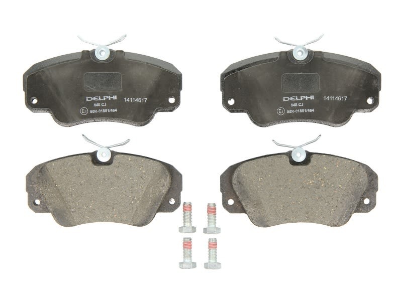 Plaquettes de freins Avant DELPHI LP848 anti-sifflement pour OPEL Omega B Limousine V94