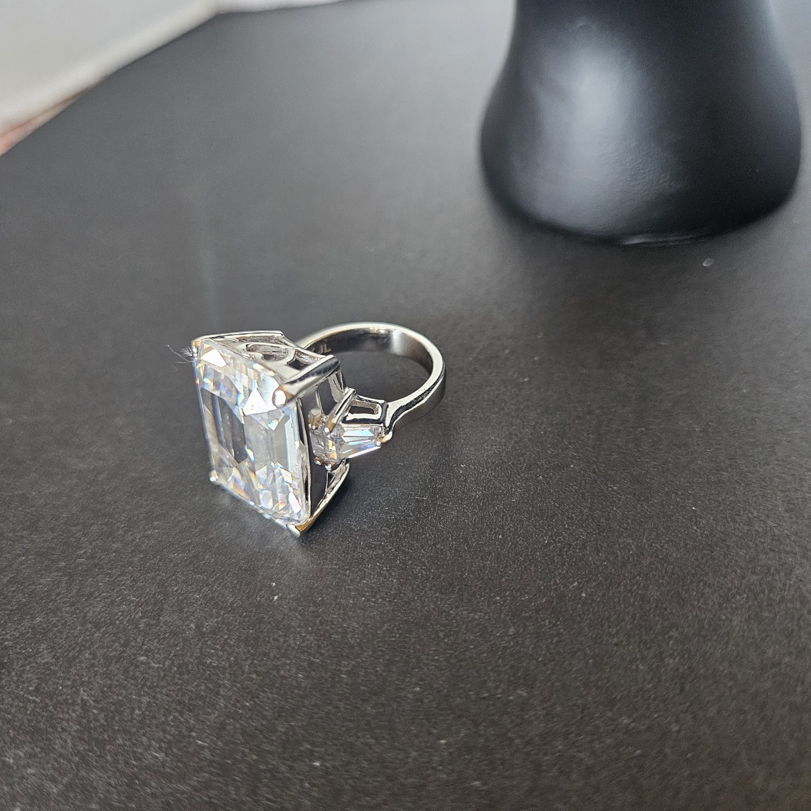 Vtg Kenneth Jay Lane Silver Dynasty Statement Rin… - image 6