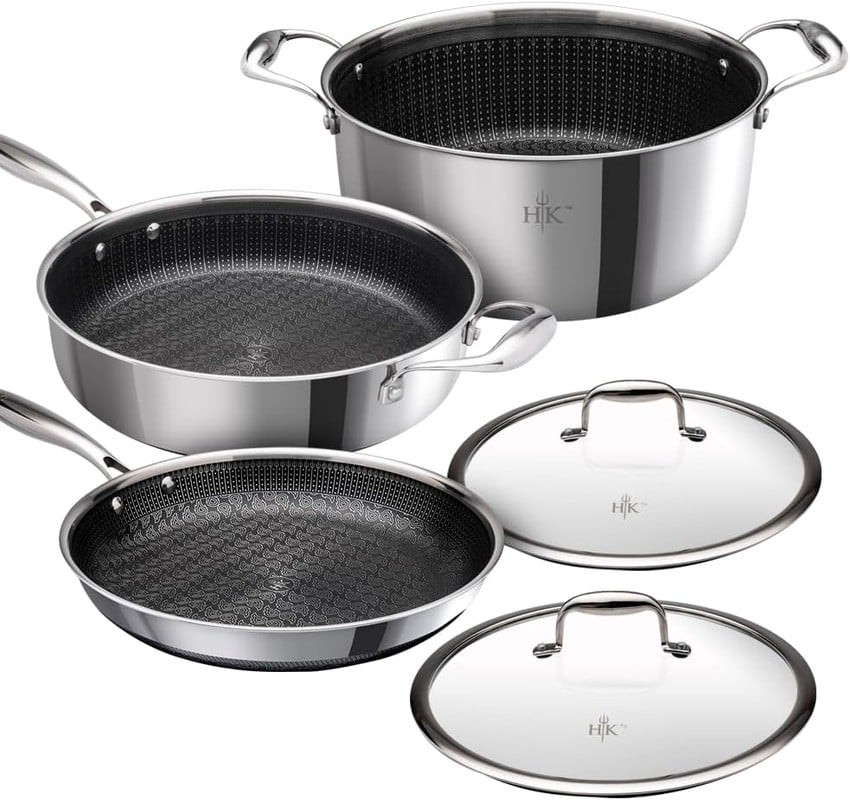 Hellskitchenhkhscpiececookwareset (hkhs5c)