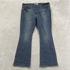 Levi Strauss Jeans Women's 16S 33 x 30 Mid Rise Bootcut Blue Western