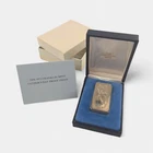 Franklin Mint - 1972 Father's Day Sterling Silver Ingot in Lucite - 1000 Grains