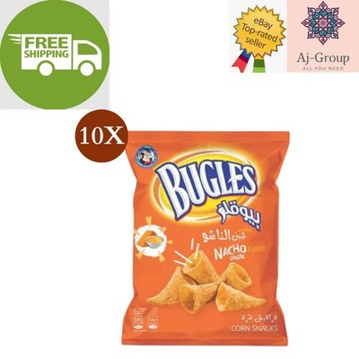 10 Pack X Mr. Chips Bugles Nacho Flavor Chips, 30g  FREE SHIPPING 