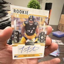 2024 Panini Contenders Rookie Ticket Troy Fautanu Autograph #186 Steelers NFL
