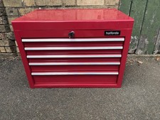 Halfords Top Box 5 Drawer Tool Box With Keys